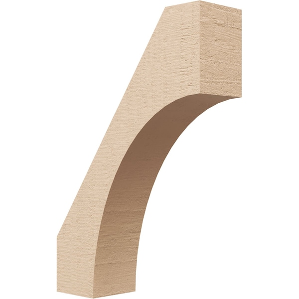 Ekena Millwork 3-inch W x 10-inch D x 14-inch H Westlake Rough Cedar Woodgrain TimberThane Knee Brace, Primed BRCUR03X10X14WTLRCPR - main